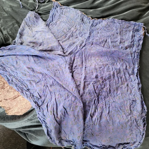 Reversible 100% Silk Wrap Around Pants - Picture 5 of 6